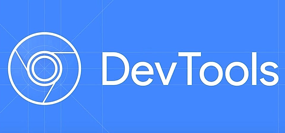 Chrome DevTools Coverage tab sekmesi nedir, ne işe yarar konulu mavi zemin üzerine beyaz yazı ile devtools yazısı